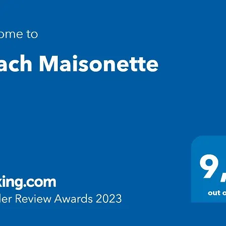 Beach Maisonette * Chaniotis